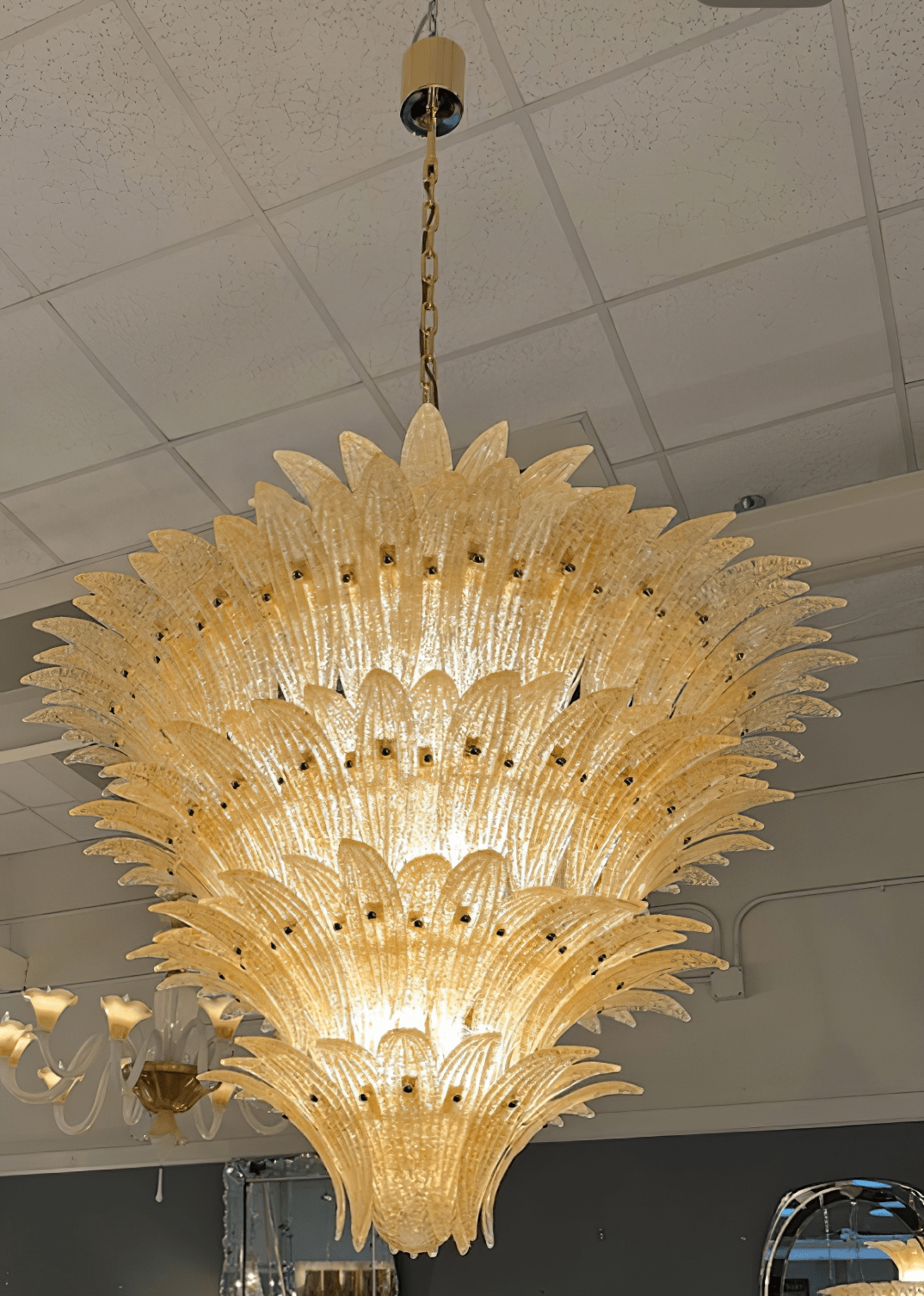 Kelavine Glass Chandelier-Moonnatur