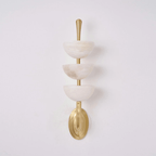 Fendelenelle Alabaster Wall Light-Moonnatur