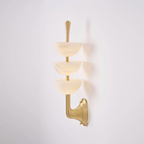 Fendelenelle Alabaster Wall Light-Moonnatur