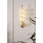 Fendelenelle Alabaster Wall Light-Moonnatur