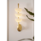 Fendelenelle Alabaster Wall Light-Moonnatur