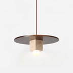 Rardenoria Travertine Pendant Light-Moonnatur
