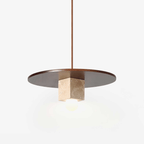 Rardenoria Travertine Pendant Light-Moonnatur