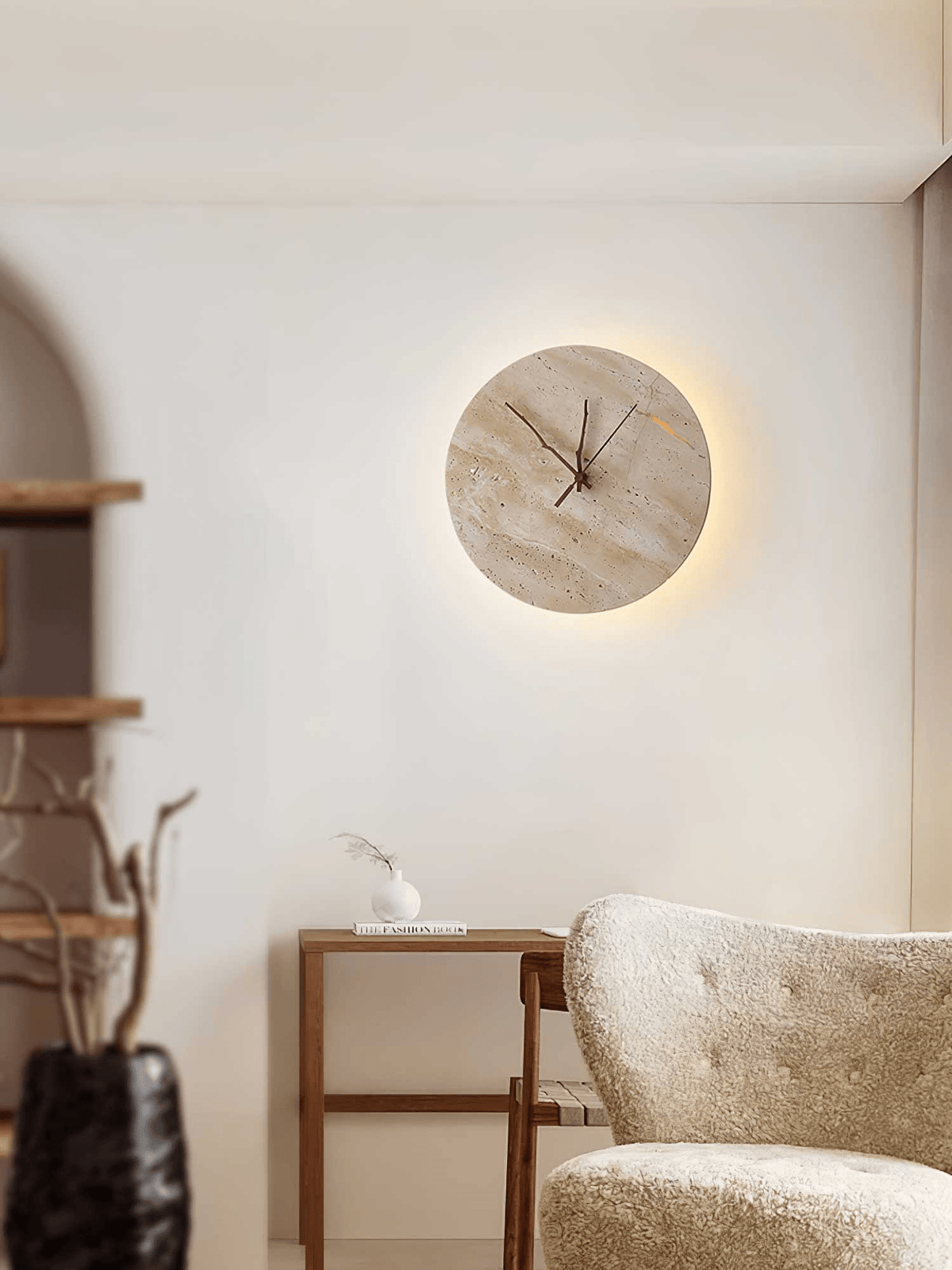Aurevale Travertine Wall Light-Moonnatur