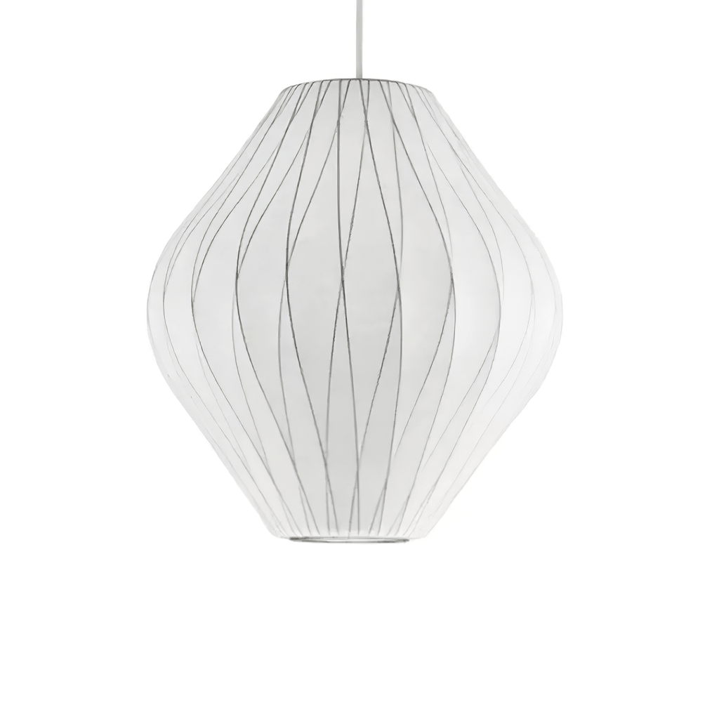 Cedrlyn Faux Silk Pendant Light-Moonnatur