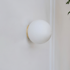 Hazelera Glass Wall Light-Moonnatur