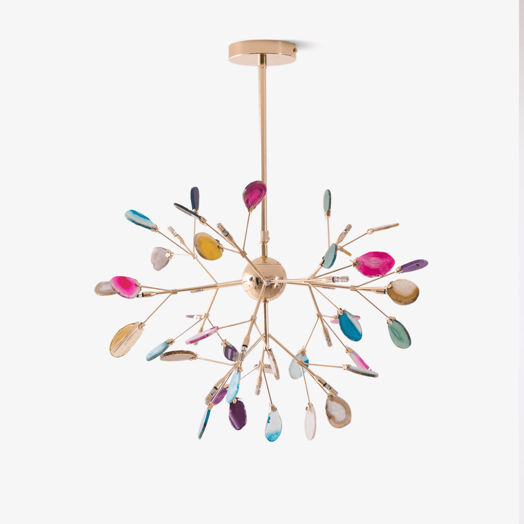 Dunselholm Agate Chandelier-Moonnatur