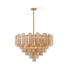 Vardenune Glass Chandelier-Moonnatur