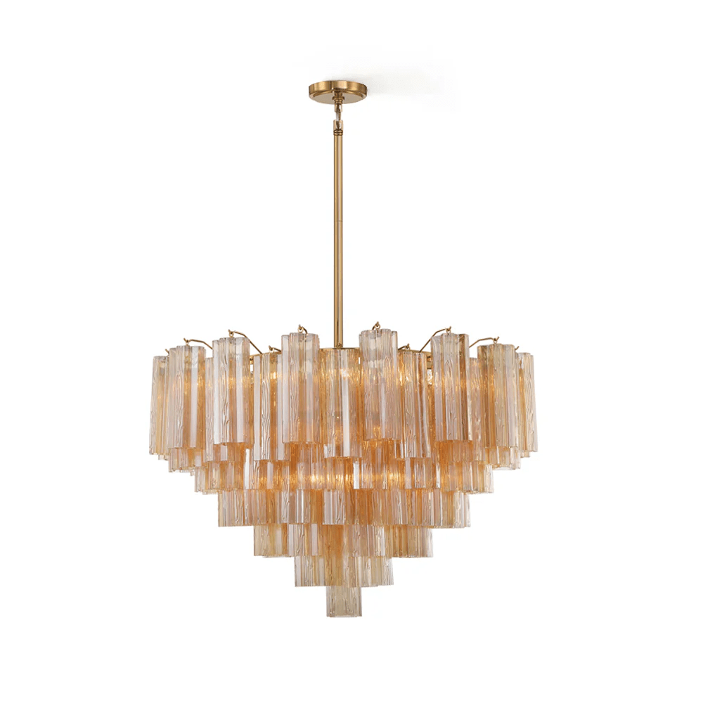 Vardenune Glass Chandelier-Moonnatur