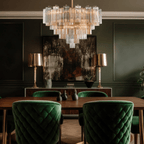 Vardenune Glass Chandelier-Moonnatur