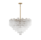 Vardenune Glass Chandelier-Moonnatur