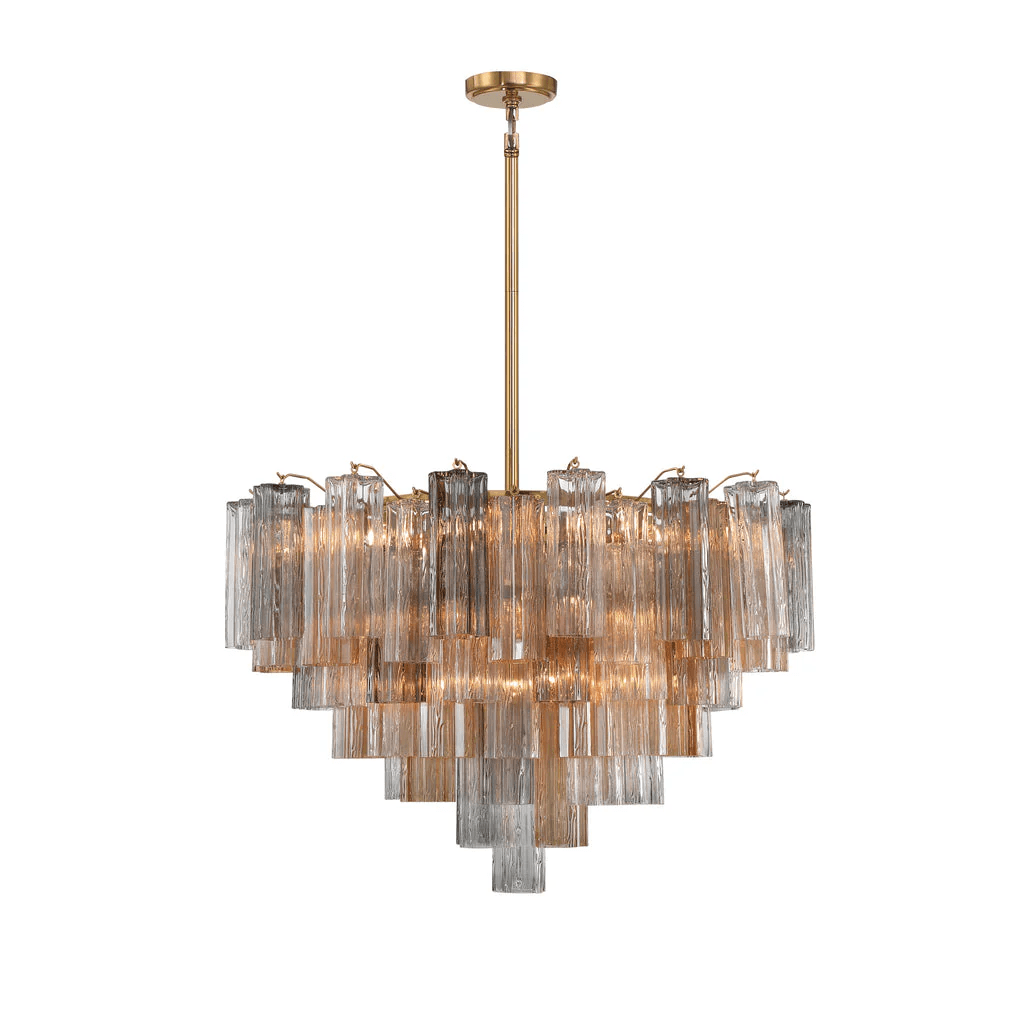 Vardenune Glass Chandelier-Moonnatur