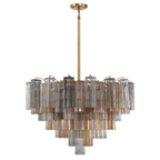 Vardenune Glass Chandelier-Moonnatur