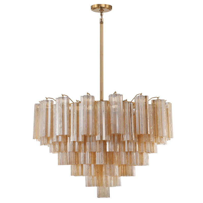 Vardenune Glass Chandelier-Moonnatur