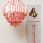 Osweniel Glass Chandelier-Moonnatur