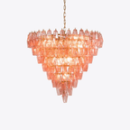 Oreneth Glass Chandelier-Moonnatur