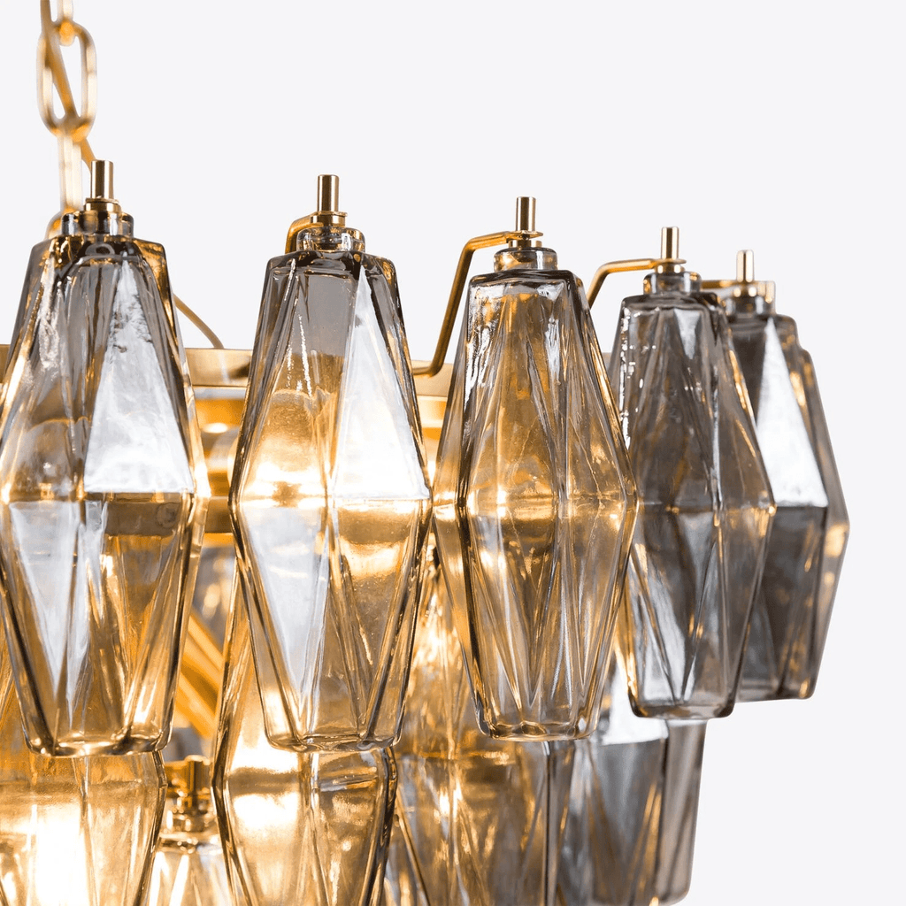 Oreneth Glass Chandelier-Moonnatur