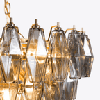 Oreneth Glass Chandelier-Moonnatur