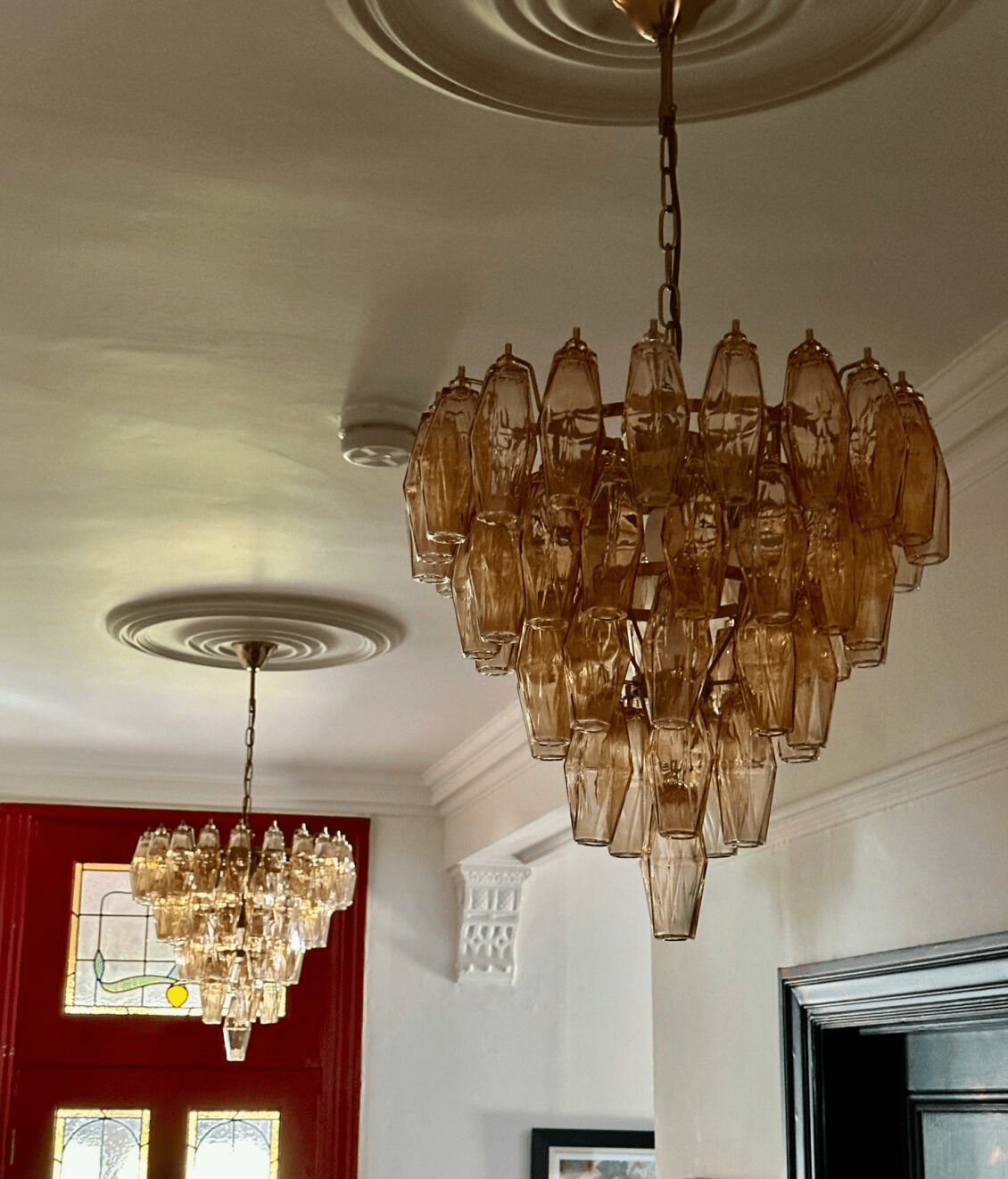 Oreneth Glass Chandelier-Moonnatur
