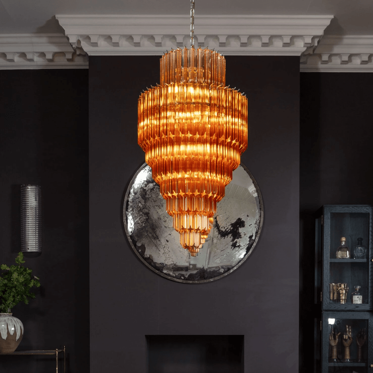 Ordelena Glass Chandelier-Moonnatur