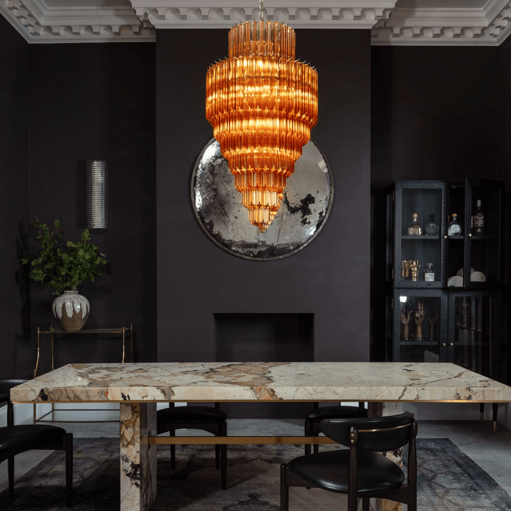 Ordelena Glass Chandelier-Moonnatur