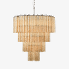 Norrelenna Glass Chandelier-Moonnatur