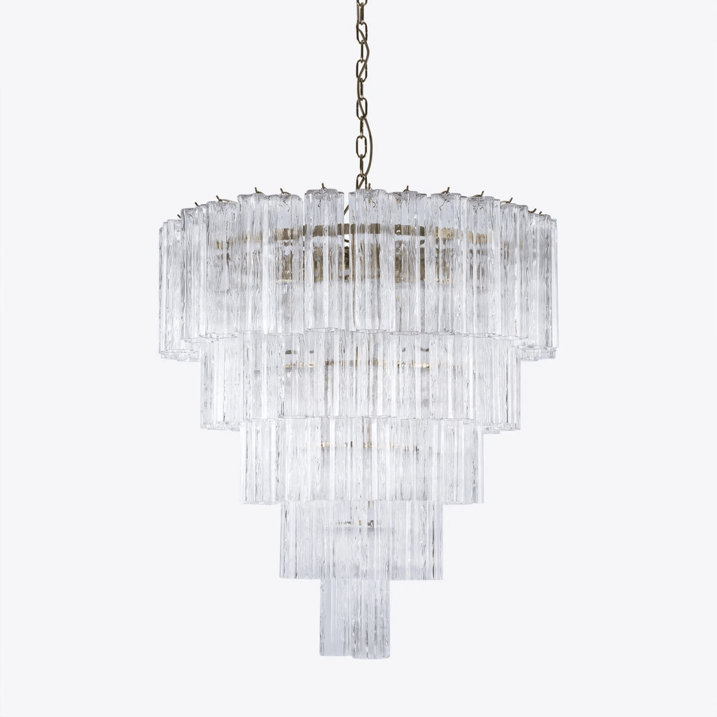 Nethenelle Glass Chandelier-Moonnatur