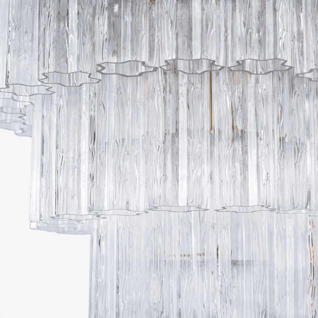 Nethenelle Glass Chandelier-Moonnatur