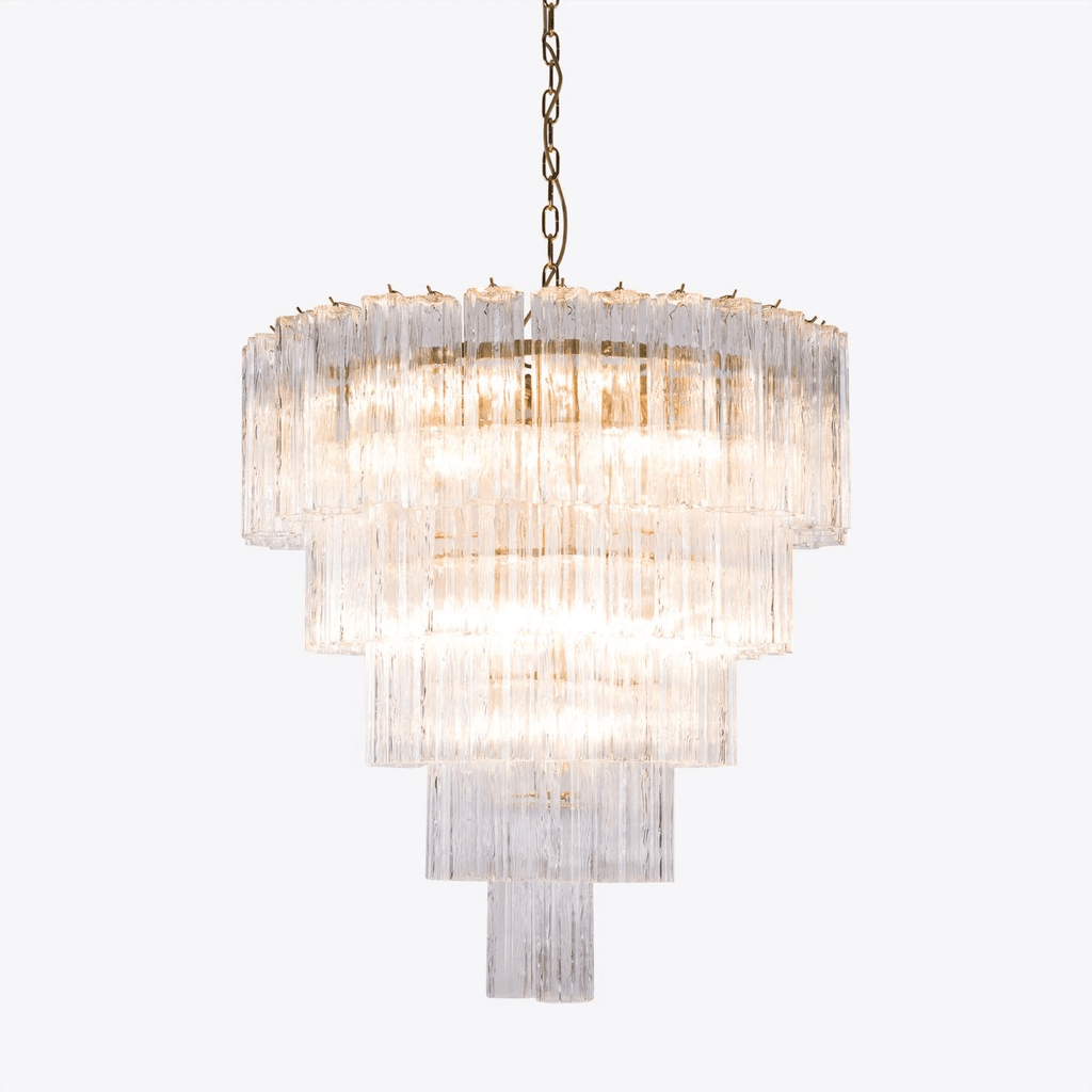 Nethenelle Glass Chandelier-Moonnatur