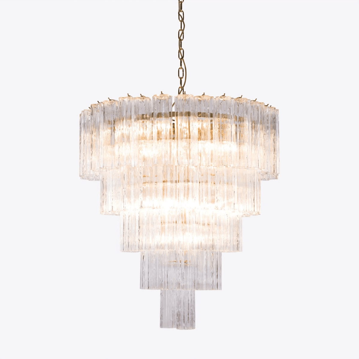 Nethenelle Glass Chandelier-Moonnatur
