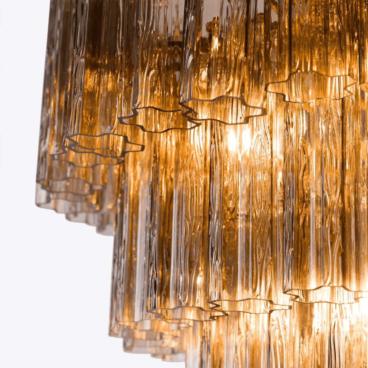 Nethenelle Glass Chandelier-Moonnatur