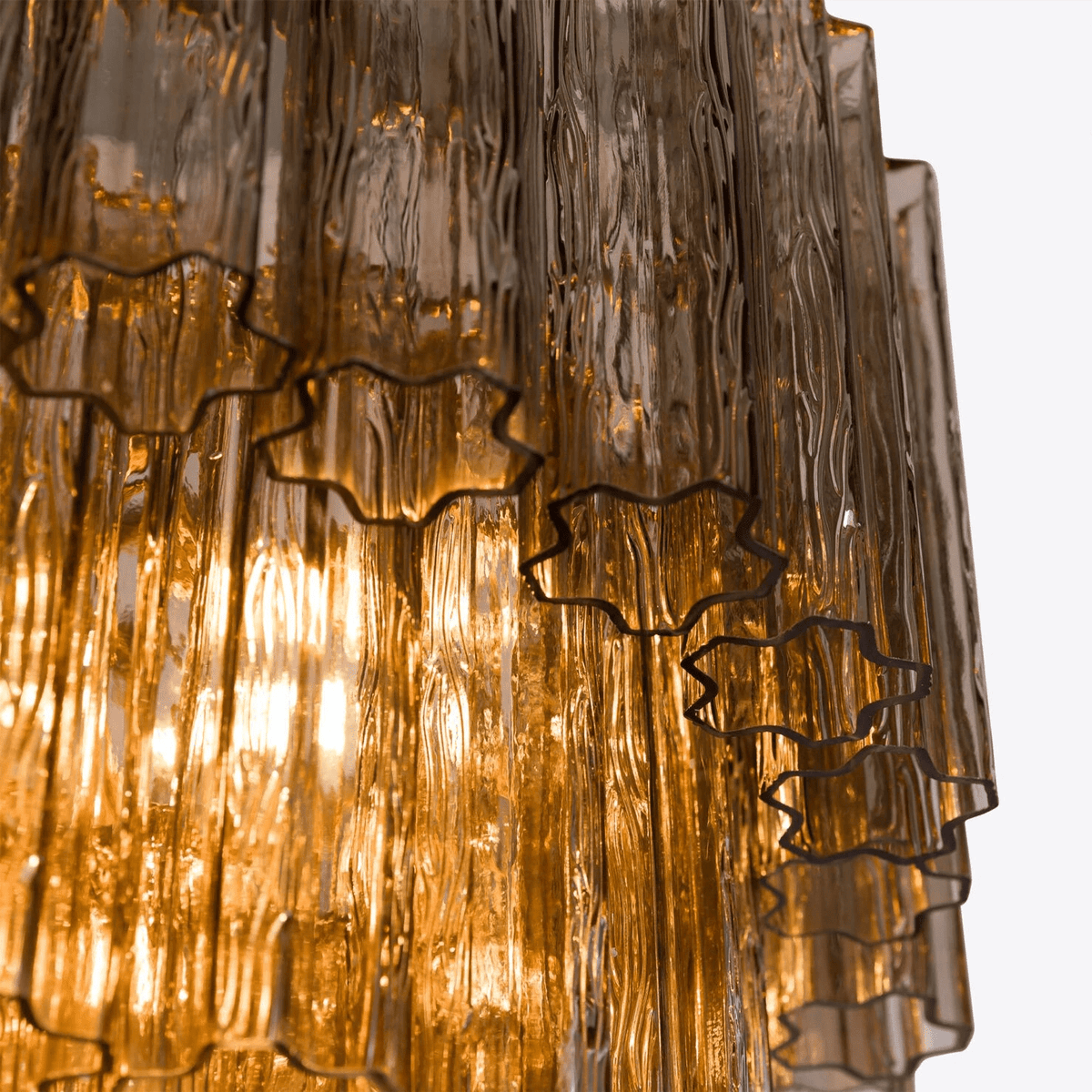 Nethenelle Glass Chandelier-Moonnatur
