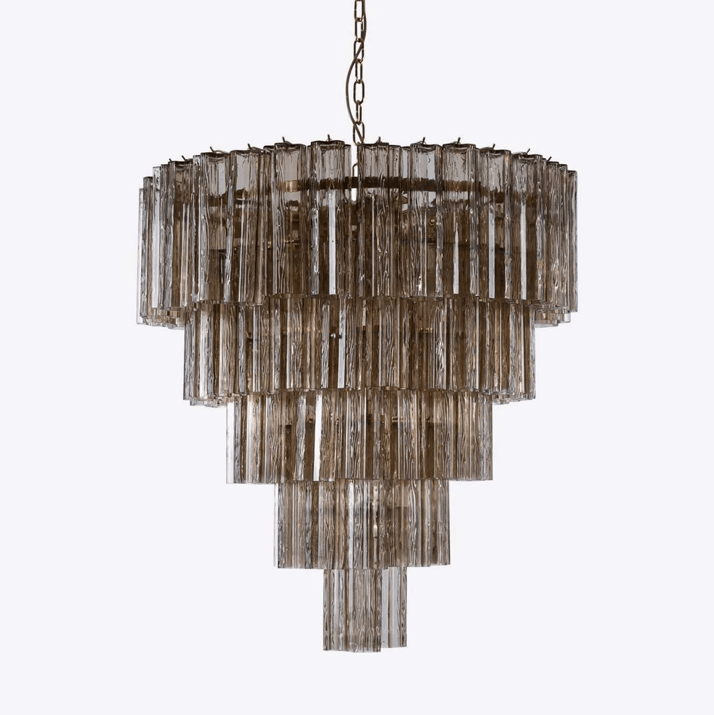 Nethenelle Glass Chandelier-Moonnatur