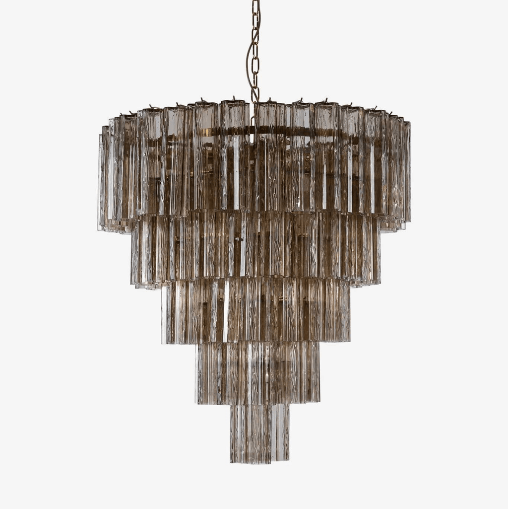 Nethenelle Glass Chandelier-Moonnatur