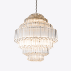 Nardenelia Glass Chandelier-Moonnatur