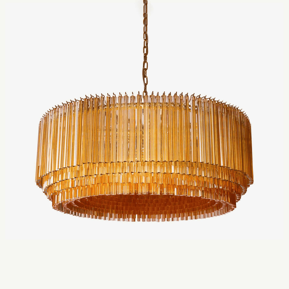 Ambrelia Glass Chandelier-Moonnatur