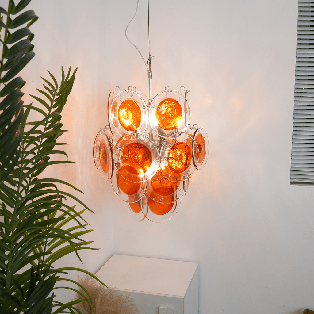 Carnelash Glass Chandelier-Moonnatur