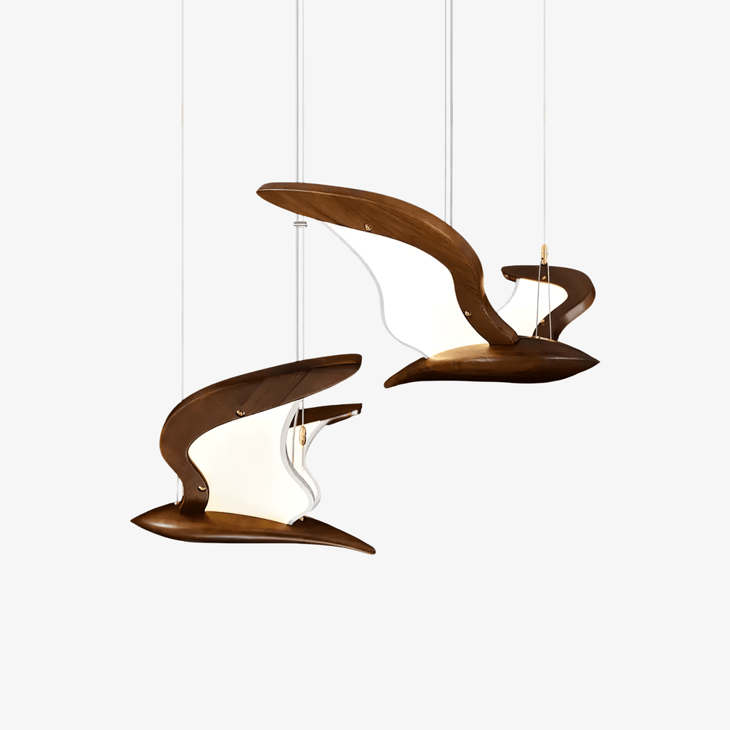 Virelia Wood Pendant Light-Moonnatur