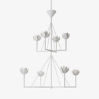 Ylenia Brass Chandelier-Moonnatur