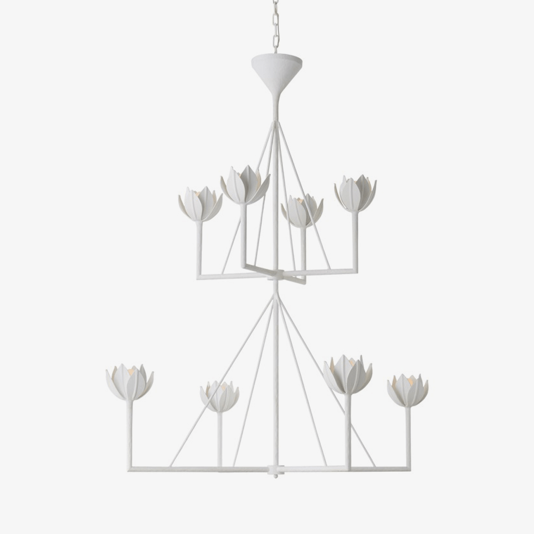 Ylenia Brass Chandelier-Moonnatur