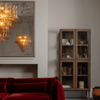 Olvenwyn Glass Chandelier-Moonnatur