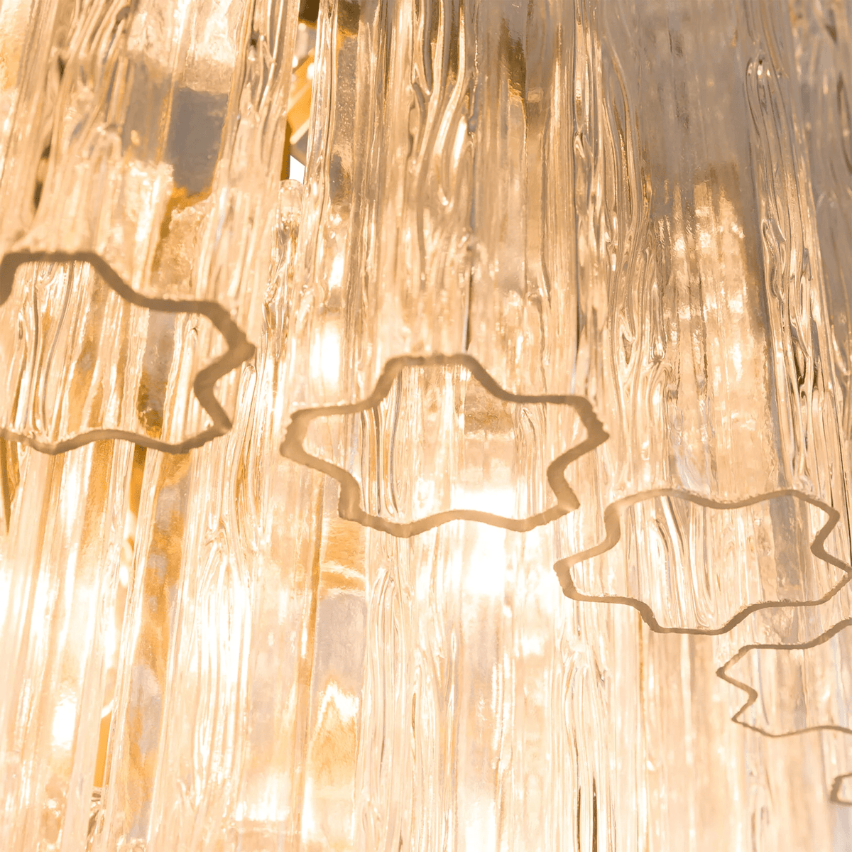 Merrenrose Glass Chandelier-Moonnatur