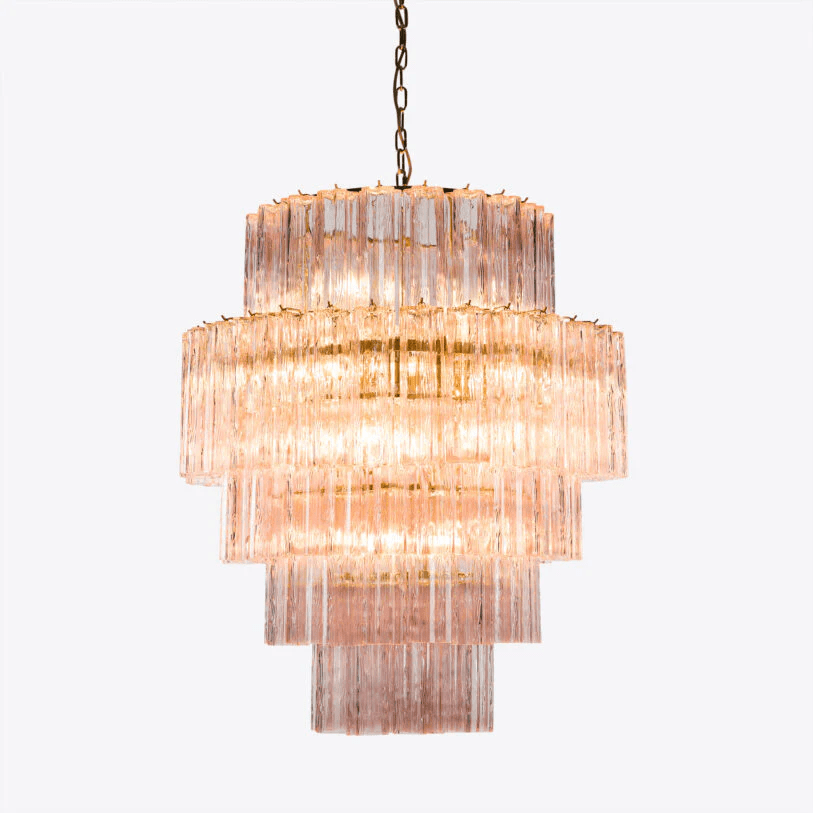 Merrenrose Glass Chandelier-Moonnatur