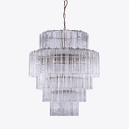 Merrenrose Glass Chandelier-Moonnatur
