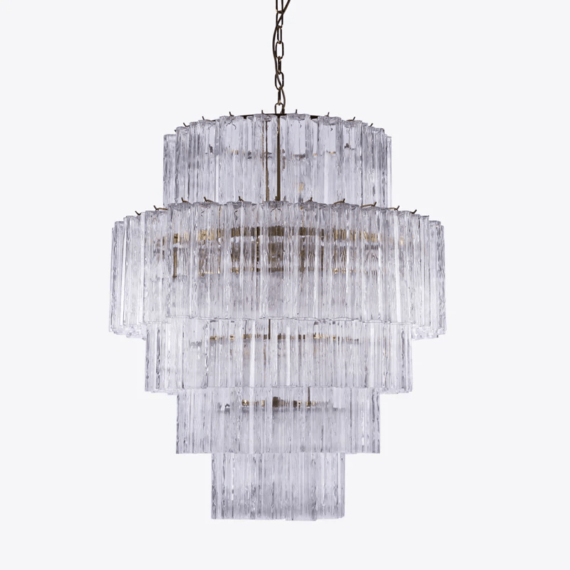 Merrenrose Glass Chandelier-Moonnatur