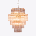 Merrenrose Glass Chandelier-Moonnatur