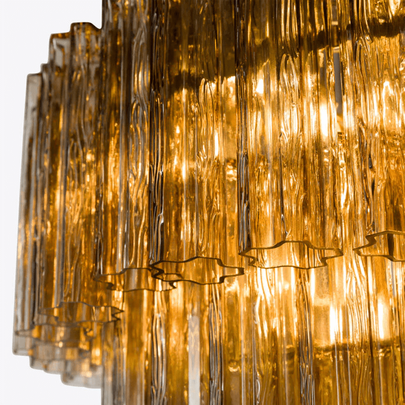 Merrenrose Glass Chandelier-Moonnatur