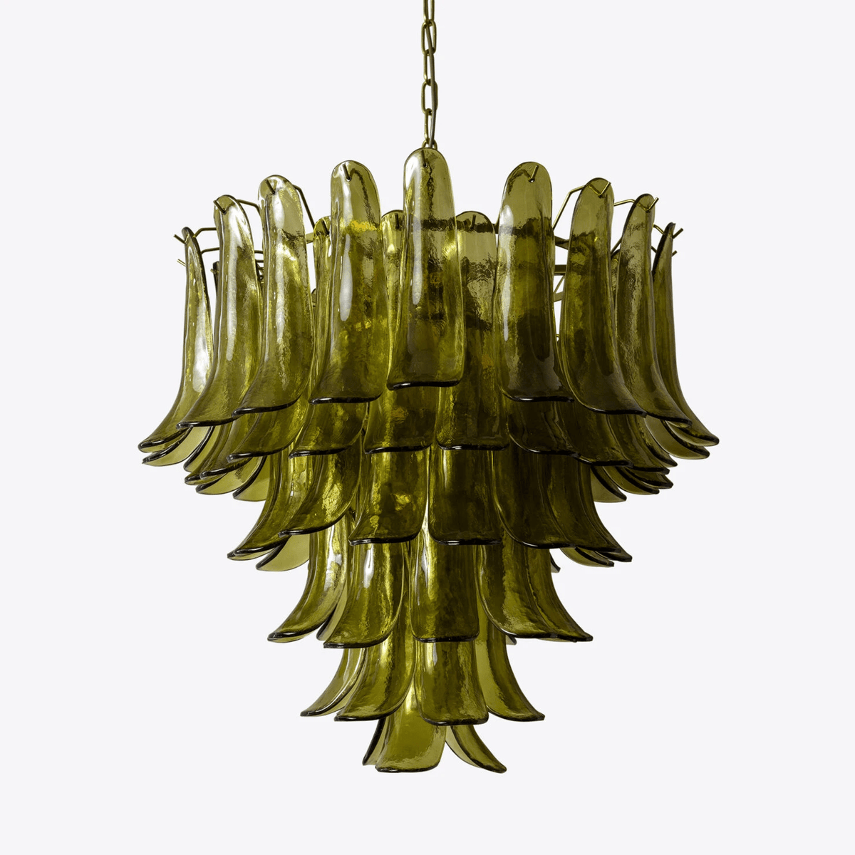 Meldenwren Glass Chandelier-Moonnatur
