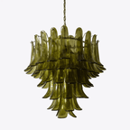 Meldenwren Glass Chandelier-Moonnatur