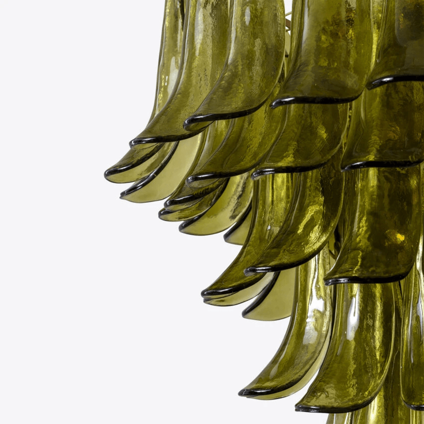 Meldenwren Glass Chandelier-Moonnatur